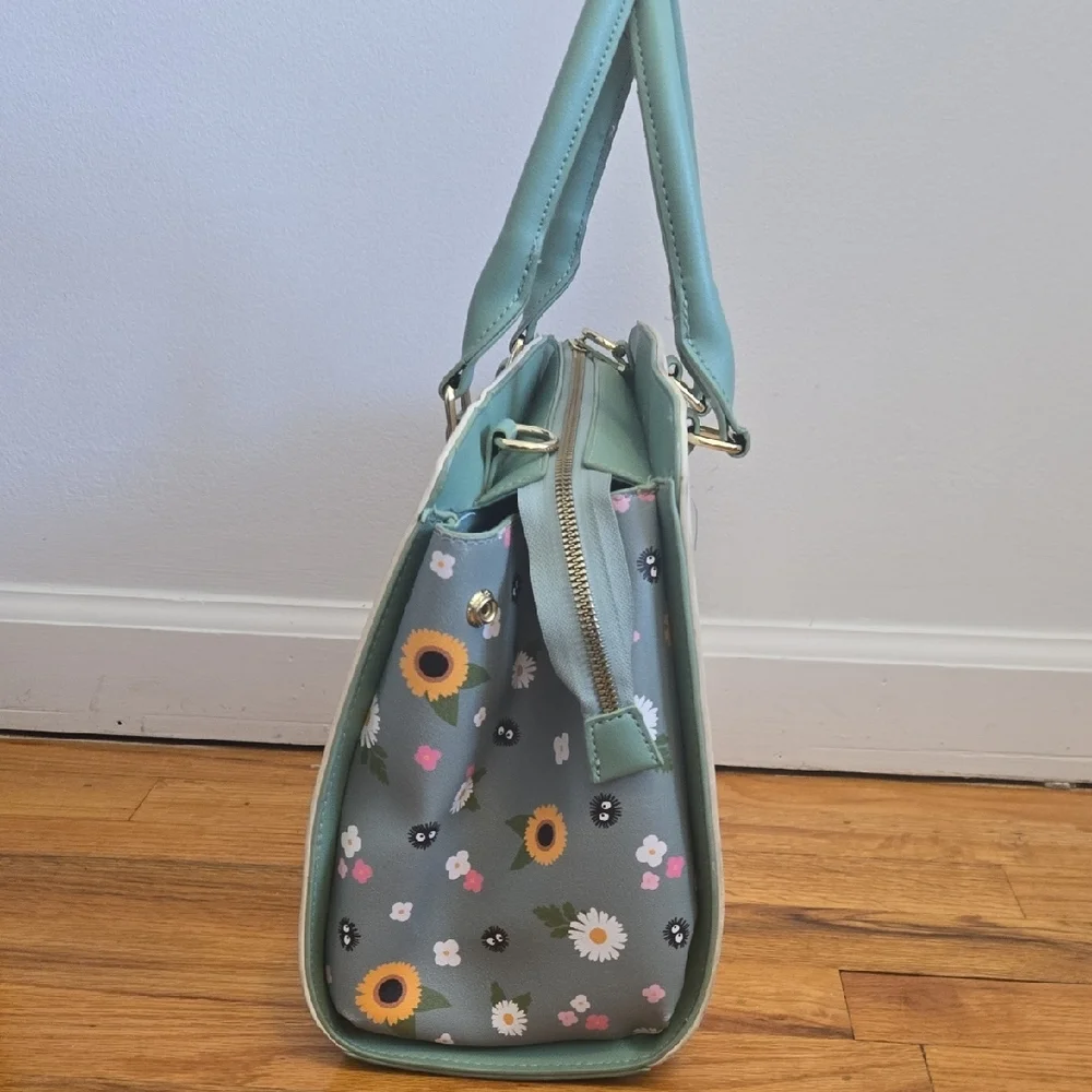 Studio Ghibli My Neighbor Totoro Sage Green Satchel Bag - Picture 3 of 8